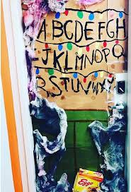 The judging will take place the evening of october 24. My University S Residence Was Having A Halloween Door Decorating Contest So I Pulled Out The Big Guns Strangerthings