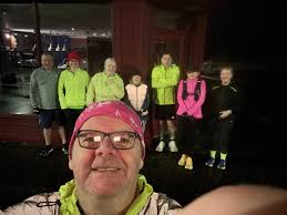Grateful Eight out for Cumnock Early Birds Roundabout Wednesday 5K. No wind  , no rain and above freezing so a beautiful West Of Scotland Summer's  morning. Great chat with great people with