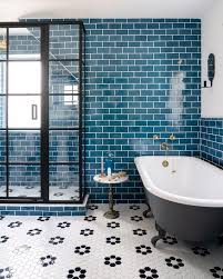 Blue Tile Colorful Bathroom Tile Tile Bathroom Bathroom Style