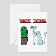 Your cat has a special plan awesome birthday activities, fit for both humans and their pets. Cat Pun Greeting Cards Cafepress