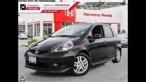 The second generation honda fit is a subcompact car or supermini manufactured by honda from 2007 to 2014. 2008 Honda Fit Sport Hatchback Harmony Honda Black 17351a Kelowna Bc Youtube