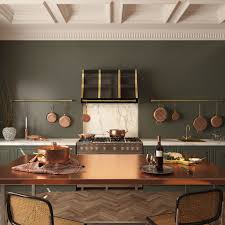 Amoretti Brothers Copper Table Custom Range Hood Copper Table Kitchen Interior Kitchen Range Hood