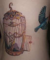 Bioshock Bird Or Cage Tattoo Caged Bird Tattoo I Really Want Something Like This But Less Color Cage Tattoos Birdcage Tattoo Inspirational Tattoos