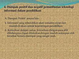 Penggunaan teknologi informasi komunikasi dan dampaknya dalam dunia pendidikan. Teknologi Informasi Dalam Pendidikan Ppt Download