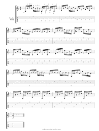 How to read guitar sheet music if you are a beginner. Beginner Guitar Sheet Music Staffs Tabs And Audio Examples