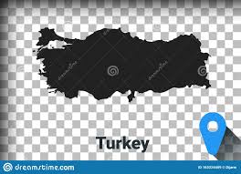 Bilder mit weißem oder einfarbigem hintergrund funktionieren am besten. Karte Der Turkei Schwarze Karte Auf Transparentem Hintergrund Alphakanal Transparenzsimulation In Png Vektor Stock Abbildung Illustration Von Hintergrund Politisch 163324409