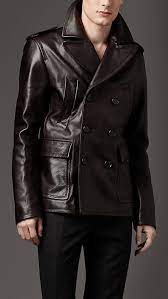 Men S Coats Parkas Duffle Car Coats Burberry Official White Leather Jacket Outfit Leather Jacket Men Style White Leather Jacket Outfit Winter