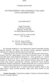 Yapılandırmacı öğrenme kuramının temel özellikleri. Fen Ogretiminde Yapilandirmaci Yaklasim Uygulamasinin Etkisi Pdf Ucretsiz Indirin