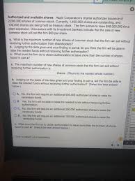 Additionally, the hulls are 2″ deeper by. Authorized And Available Shares Aspin Corporation S Chegg Com