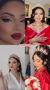 Red and White Quince Crown