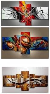 Canvas Art Painting Abstract Painting Acrylic Art 4 Piece Wall Art Canvas Painting Hand Painted Art Group Painting Canvas Art Painting Abstract Wall Art Canvas Painting Hand Painting Art