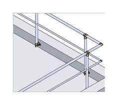 A Garde Corps Fixe En Applique Droit Main Courante Et Sous Lisse Prix Au Metre Lineaire De 3 A 40m In 2020 Lighting Angles Utility Pole