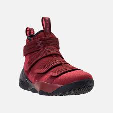 Lebron james x john elliott icon qs men's basketball shoes. Three Quarter View Of Men S Nike Lebron Soldier 11 Sfg Basketball Shoes In Team Red Black Total Crimson Nike Men Lebron Soldier 11 Nike Lebron