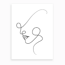A Fine Line Art Print By Hanna Lee Tidd Fy Line Art Drawings Flower Art Drawing Abstract Line Art
