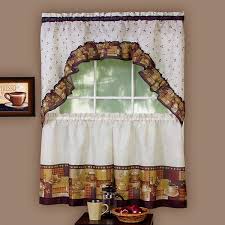 Kitchen curtains zum kleinen preis hier bestellen. Coffee 3 Pc Swag Tier Kitchen Curtain Set