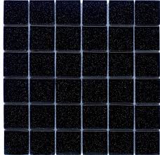 Black florentine tile peel and stick wallpaper comes on one roll that measures 20.5 inches wide by 18 feet long. Sparkly Black Glass Polished Mosaics Eurotiles And Bathrooms