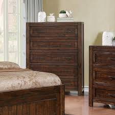 This is a style that best suits the bedroom, given its function and nature. Crown Mark B1900 Boulder Rustic Dark Brown Finish Solid Wood King Bedroom Set 5pcs B1900 Ek Set 5