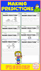 Free Making Predictions Making Predictions First Grade Worksheets 2nd Grade Worksheets
