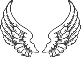 Free Image On Pixabay Wings White Wing Isolated Angel Wings Clip Art Angel Wings Tattoo Stencil Wings Drawing
