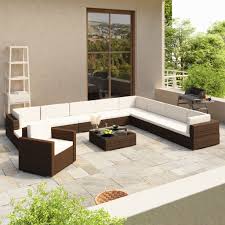 Lounge awesome terrasse from rattan garten lounge garten lounge sofa 40 beispiel pc7o4b6e this is article about 28 einzigartig rattan garten lounge inspirierend rating: Vidaxl 12 Tlg Garten Lounge Set Mit Auflagen Poly Rattan Braun Gitoparts