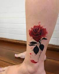 27 Inspiring Rose Tattoos Designs Rose Tattoos For Women Flower Tattoo On Ankle Rose Tattoo Design