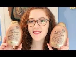 Ogx ever straightening+ brazilian keratin shampoo honest review. Product Review Organix Ever Straight Brazilian Keratin Therapy Shampoo Conditioner Youtube