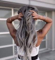 Two hot hair colors — smoky lilac and gray — have been combined to create fall's hottest hue: Whee Dyed Hair
