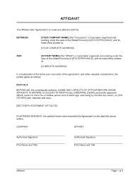 Maybe you would like to learn more about one of these? Affidavit Template By Business In A Box