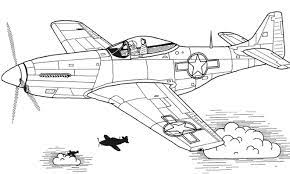 Collection airplane coloring pages printable. War Planes Transportation Printable Coloring Pages