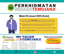 Kak nita in the house: Jais On Twitter Makluman Perkhidmatan Di Jais Secara Temujanji Mulai 25 Januari 2021
