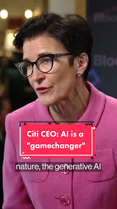 #Citi CEO Jane Fraser called #AI a "gamechanger" for industries.  #artificialintelligence #tech #techtok