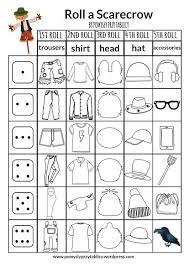 Roll A Scarecrow Drawing Games For Kids Art Games For Kids Art Sub Lessons