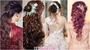 Hairstyles With Gown For Indian Wedding Ceremonies K4 Fashion