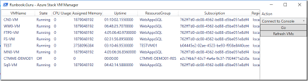 Azure powershell is a free set of modules that provide cmdlets to manage azure with . Azure Stack Powershell Vm Admin Gui Tool Beta 1 Ctglobal