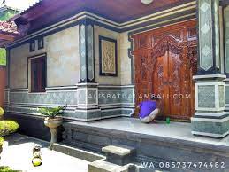 Rumah dengan style bali modern di pamulang kali ini kami cukup beruntung bertemu dengan bapak lukman. Rumah Minimalis Di Sanur Spesialis Batu Alam Bali
