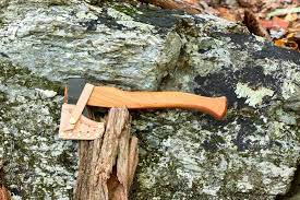 Small Hatchet With Leather Sheath Etsy Leather Sheath Veg Tan Leather Hatchet