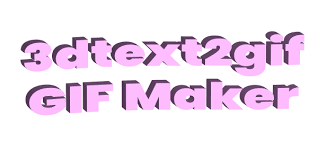 Finally, upload your logo and hit generate! 3dtext2gif