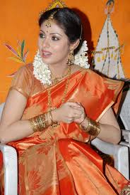 Beauty Galore HD : Sadha Gorgeous And Hot In Orange Saree