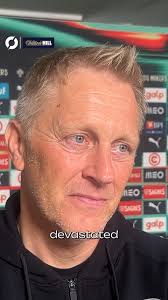 🗣️ 'Everybody is heartbroken! It was a painful end after a good team  performance!', A heartbroken Heimir Hallgrimsson reacts to his side's  devastating injury-time defeat to Portugal in Lisbon.
