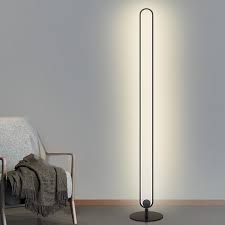 Modern Minimalist Tube Vertical Led Floor Lamp In 2020 Bedroom Light Fixtures Standing Lamp Bedroom Floor Lamp