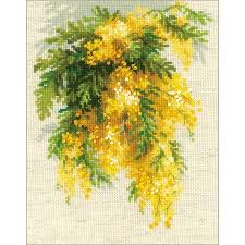 See more ideas about cross stitch patterns, cross stitch, stitch patterns. Mimosa Counted Cross Stitch Kit 7 X 9 5 14 Count Walmart Com In 2021 Cross Stitch Kit Counted Cross Stitch Cross Stitch Flowers