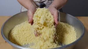 The granules are steamed, and the couscous is then dried and sifted. Semolina Preparation Couscous Slow Motion Video By C Philipimage Stock Footage 187659822