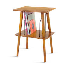For The Record Table In Oak Record Table Dot And Bo Vinyl Record Storage