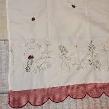 kitchen ladybug kitchen curtains