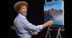 see what bob ross looked like before he had his afro bob ross art bob ross bob ross paintings