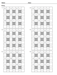Kids will see the logic behind the multiplication process as they begin by. Math Puzzle Worksheets For Children Mixed Operation Math Exercises Mental Math Puzzles Maths Puzzles