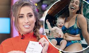 Stacey solomon was born as stacey chanelle charlene solomon on 4th october 1989 in dagenham, greater london, england. Stacey Solomon Apologises To Son Rex 8 Months After Forgetting She Has Three Children Daily Mail Online