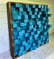 Jangan menempatkan furniture terlalu dekat dengan dinding Jual Hiasan Dinding Minimalis Kayu Kotak Kotak Panjang Pendek