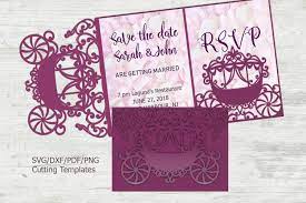 Free Free 230 Princess Carriage Invitation Template SVG PNG EPS DXF File