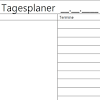 Tagesplan einfach formulare / ключи к упражнениям на управление в немецком языке. 1